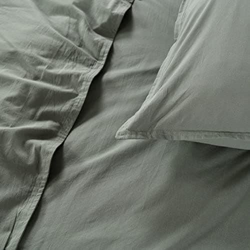 Wometo Bettwäsche Renforce Stone-Washed - Curry Gelb 100% Baumwolle OEKO-TEX Weich Modern Used-Look Leinen-Optik OEKO-TE