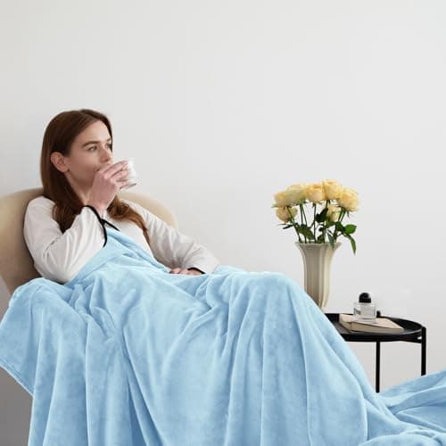 Kuscheldecke WAVVE Flauschig Warm - Sofadecke 150x200 cm Weich für Wohnraum Couchdecke GrauXL