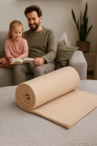 Betz Fleecedecke – weiche Wohndecke & Kuscheldecke – leicht, warm & pflegeleicht – Farbe Petrol 130x170 cm 180g/m²