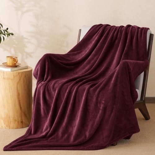 Oeko-Tex Weich Warm Kuscheldecke PHF Flauschig Fleecedecke 130x150cm - Beige, Couch, Sofa & Bett Überwurf