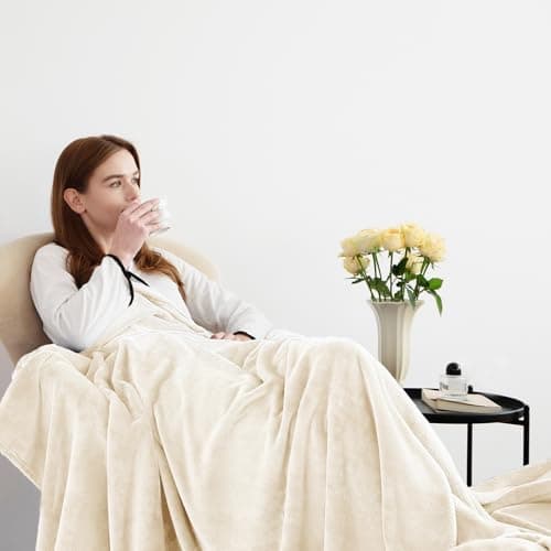 CozyLux Kuscheldecke Flauschig für 4 Jahreszeiten - Weich/Warm/Leicht - Sofa/Bett/Couch 150x200cm Grau