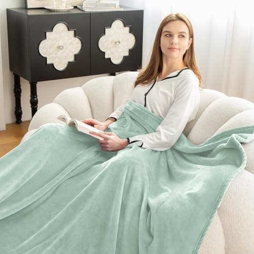 CozyLux Kuscheldecke Flauschig für 4 Jahreszeiten - Weich/Warm/Leicht - Sofa/Bett/Couch 150x200cm Grau