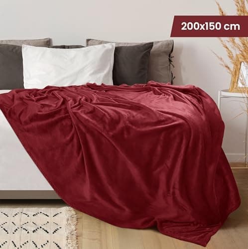 Utopia Bedding Kuscheldecke flauschig Warm für Winter und Sofa