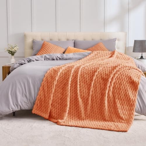 Vielit Ultraweiche Kuscheldecke Flauschig Rot – Warme & Gemütliche Couch & Sofadecke, Atmungsaktiv & Pflegeleicht, OEKO-