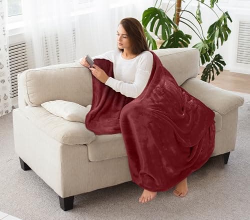 Utopia Bedding Kuscheldecke flauschig Warm für Winter und Sofa