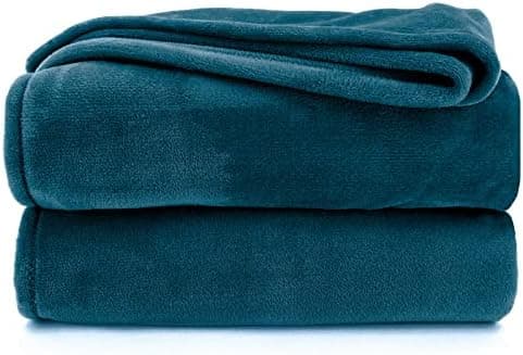 Heimtexland Kuscheldecke flauschig Oekotex warm Super Soft Decke 130x170 cm Bordeaux weinrot