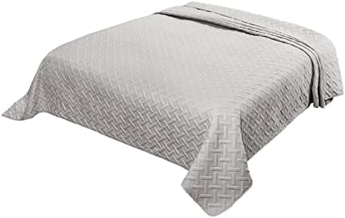 WOLTU Tagesdecke 220x240 cm Steppdecke, Ultraschall genäht, woholiberaler und hautfreundlich, für Sofa und Bett, Global