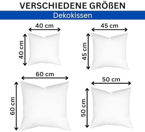 Moon Future 2er Pack HighEnd Sofakissen daunenweich Ultrasoft für Relaxen im Wohnzimmer 40x40 cm  
Moon Future 2er Pack