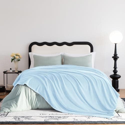 CozyLux Kuscheldecke Flauschig für 4 Jahreszeiten - Weich/Warm/Leicht - Sofa/Bett/Couch 150x200cm Grau