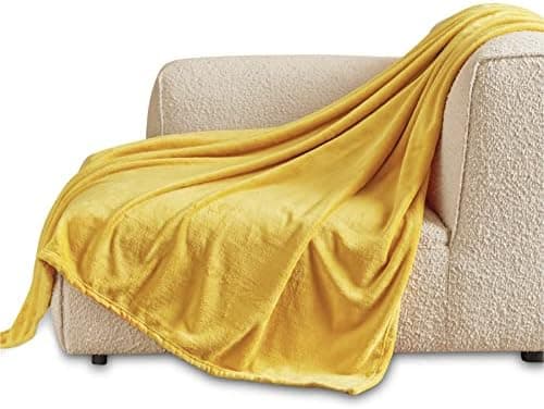 BEDSURE Wohndecke Warm Grau - Weich, Fleecedecke für Frauen, Couch Überwurf 150x200cm