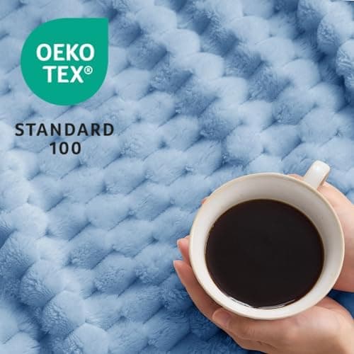 Vielit Ultraweiche Kuscheldecke Flauschig Rot – Warme & Gemütliche Couch & Sofadecke, Atmungsaktiv & Pflegeleicht, OEKO-