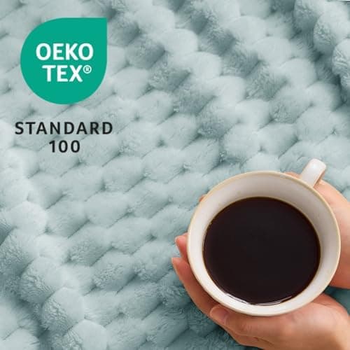 Vielit Ultraweiche Kuscheldecke Flauschig Rot – Warme & Gemütliche Couch & Sofadecke, Atmungsaktiv & Pflegeleicht, OEKO-