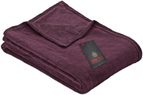 Ibena Kuscheldecke Olbia - flauschig, warm & waschbar, ideal für Kinder im Rose Farbton OEKO-TEX STANDARD 100  
Ibena Ku