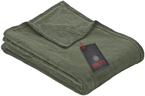 Ibena Kuscheldecke Olbia - flauschig, warm & waschbar, ideal für Kinder im Rose Farbton OEKO-TEX STANDARD 100  
Ibena Ku