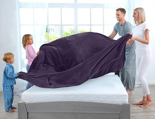 Utopia Bedding Kuscheldecke flauschig Warm für Winter und Sofa