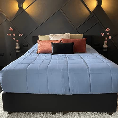 Zelesta Easybed 135x200 Bettendecke 4 Jahreszeiten - Perfect für Alle Altersgruppen im Haus - Waschbare Steppdecke ohne