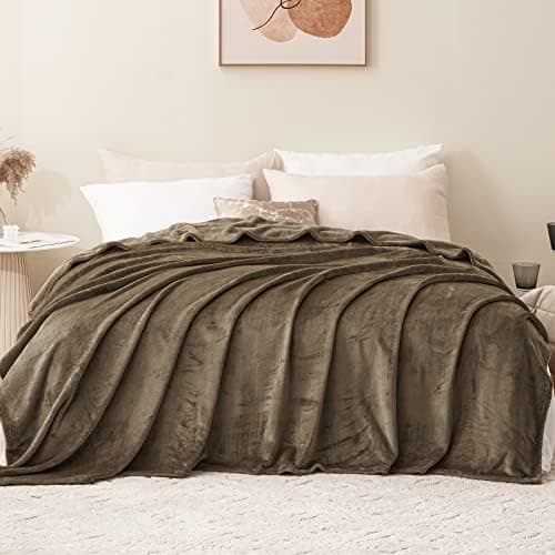 Aisbo Flauschig Warme Decke Rot für Winter - Kuschliges Wohnzimmer Blanket 130x150 cm OEKO-TEX