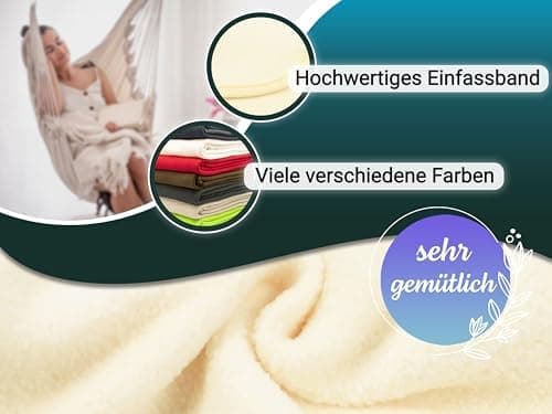 ZOLLNER Kuscheldecke in 130x170 cm - kuschelige und langlebige Fleecedecke - antistatisch und Oeko Tex® Zertifiziert