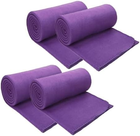 Betz Fleecedecke – weiche Wohndecke & Kuscheldecke – leicht, warm & pflegeleicht – Farbe Petrol 130x170 cm 180g/m²