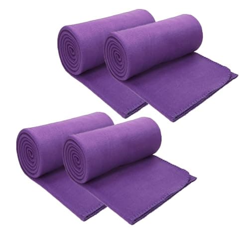 Betz Fleecedecke – weiche Wohndecke & Kuscheldecke – leicht, warm & pflegeleicht – Farbe Petrol 130x170 cm 180g/m²