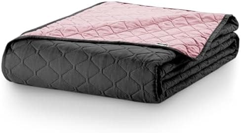 DecoKing Tagesdecke 260 x 280 Steel Silver Grey Dimgray Zweiseitig Pflegeleicht Axel