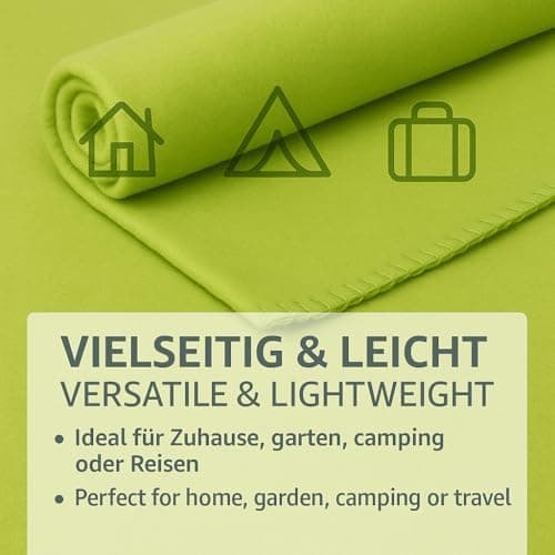 Betz Fleecedecke – weiche Wohndecke & Kuscheldecke – fürs Sofa & Bett – flauschig, leicht, wärmend & pflegeleicht – lila