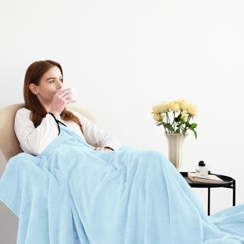 CozyLux Kuscheldecke Flauschig für 4 Jahreszeiten - Weich/Warm/Leicht - Sofa/Bett/Couch 150x200cm Grau