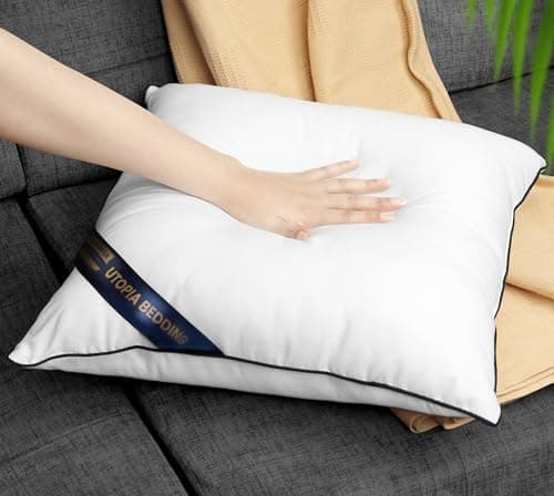 Utopia Bedding 2er Set Kissen 40x40 cm, Weiß - Deko und Ergonomie für Bett und Sofa (OEKO-TEX STANDARD 100)  
Utopia Bed