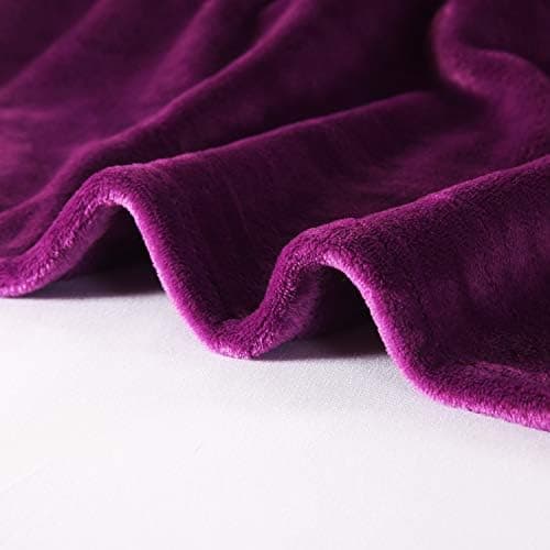 TASTHROW Weiche Fleecedecke für Wohnzimmer, Soft und Warm Tagesdecke, perfekt für Familie und Gäste (Rosa, 130x180cm)