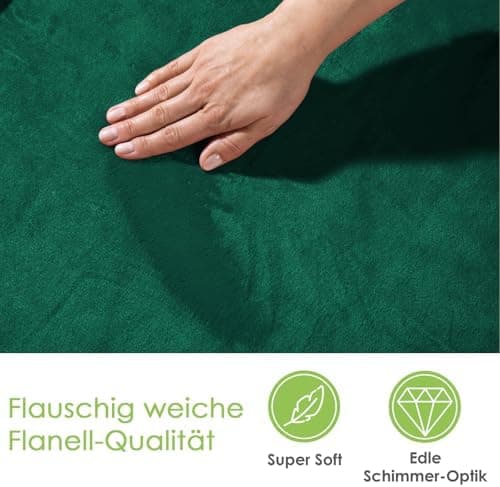 Heimtexland Kuscheldecke flauschig Oekotex warm Super Soft Decke 130x170 cm Bordeaux weinrot