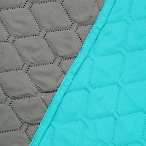 DecoKing Tagesdecke 260 x 280 Steel Silver Grey Dimgray Zweiseitig Pflegeleicht Axel