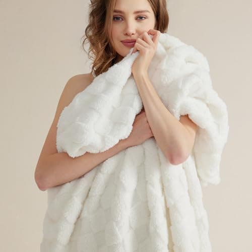 BEDSURE Kuscheldecke Flauschig - Weiche Warme für Zimmer Deko, Wohn- & Kuscheldecken, Hellbraun, 130 x 170 cm OEKO-TEX S