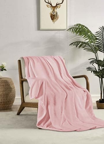 Miracle Home Wendbare Fleecedecke aus Mikrofaser, weich, warm und maschinenwaschbar, für den ganze Haushalt, 130 x 160 c