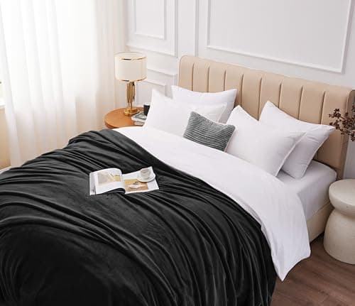 CozyLux Kuscheldecke Flauschig für 4 Jahreszeiten - Weich/Warm/Leicht - Sofa/Bett/Couch 150x200cm Grau