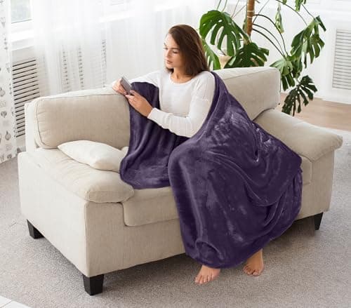 Utopia Bedding Kuscheldecke flauschig Warm für Winter und Sofa