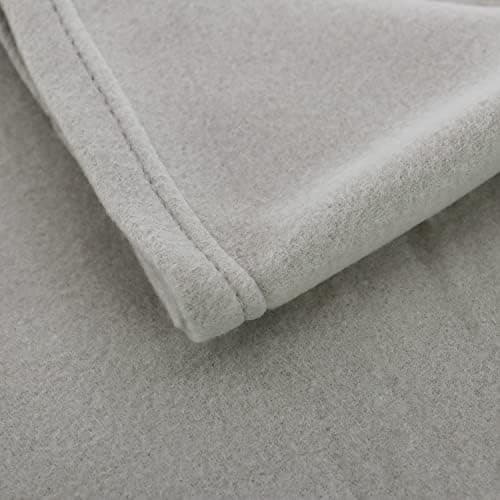 Euromat Polar Fleecedecke: Kuschelig und warm für den Winter (Hellgrau, 130x170 cm)  
Euromat Polar Fleecedecke: Comfort