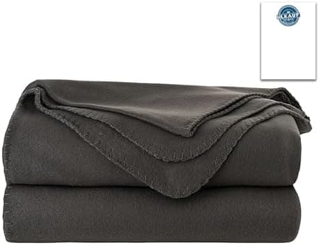 Tarrington House Anthrazit Fleecedecke 150x200cm Kinderzimmer Kuscheldecke + 1 HL Kauf Notizblock