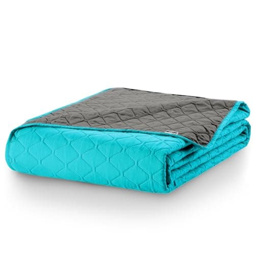 DecoKing Tagesdecke 260 x 280 Steel Silver Grey Dimgray Zweiseitig Pflegeleicht Axel