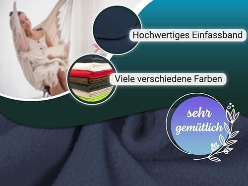 ZOLLNER Kuscheldecke in 130x170 cm - kuschelige und langlebige Fleecedecke - antistatisch und Oeko Tex® Zertifiziert