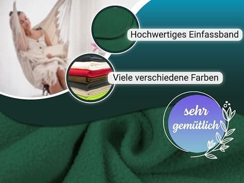 ZOLLNER Kuscheldecke in 130x170 cm - kuschelige und langlebige Fleecedecke - antistatisch und Oeko Tex® Zertifiziert