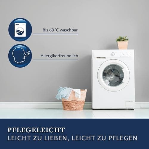Billerbeck weiches Kuschelkissen D/F - perfekt fürs Wochenende - 40 x 40 cm - Daunen und Federn Mischung