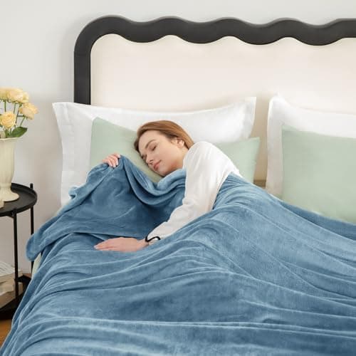 Kuscheldecke WAVVE Flauschig Warm - Sofadecke 150x200 cm Weich für Wohnraum Couchdecke GrauXL