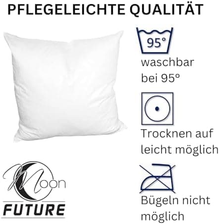 Moon Future 2er Pack HighEnd Sofakissen daunenweich Ultrasoft für Relaxen im Wohnzimmer 40x40 cm  
Moon Future 2er Pack