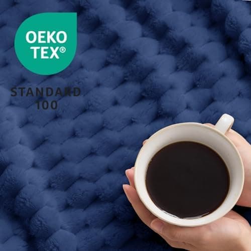 Vielit Ultraweiche Kuscheldecke Flauschig Rot – Warme & Gemütliche Couch & Sofadecke, Atmungsaktiv & Pflegeleicht, OEKO-