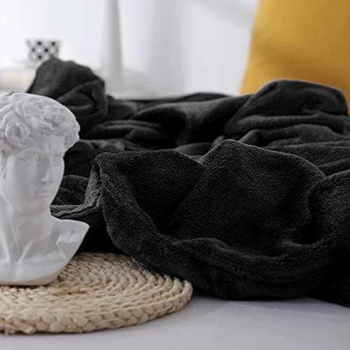 CozyLux Kuscheldecke Flauschig für 4 Jahreszeiten - Weich/Warm/Leicht - Sofa/Bett/Couch 150x200cm Grau