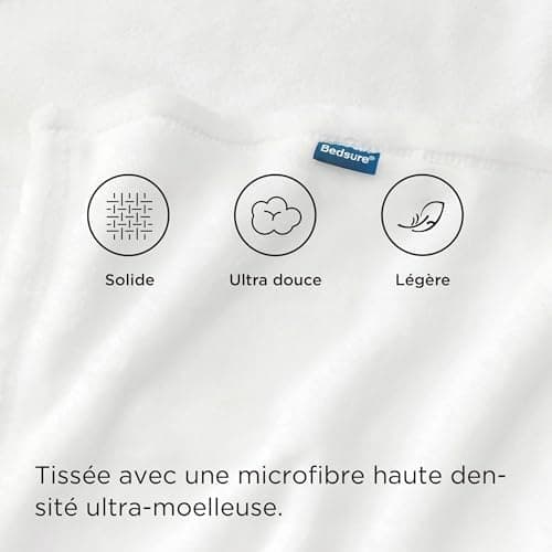 BEDSURE Wohndecke Warm Grau - Weich, Fleecedecke für Frauen, Couch Überwurf 150x200cm
