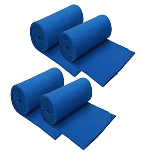 Betz Fleecedecke – weiche Wohndecke & Kuscheldecke – leicht, warm & pflegeleicht – Farbe Petrol 130x170 cm 180g/m²