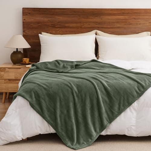 Oeko-Tex Weich Warm Kuscheldecke PHF Flauschig Fleecedecke 130x150cm - Beige, Couch, Sofa & Bett Überwurf