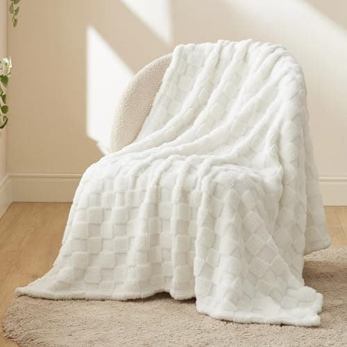 BEDSURE Kuscheldecke Flauschig - Weiche Warme für Zimmer Deko, Wohn- & Kuscheldecken, Hellbraun, 130 x 170 cm OEKO-TEX S