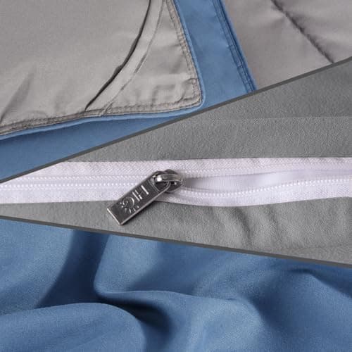 Oeko-TEX zertifizierte Nebelrosa Bettdecke HIG 155x220 cm - Weich & Flauschig - 1500g Daunenalternative (250GSM)